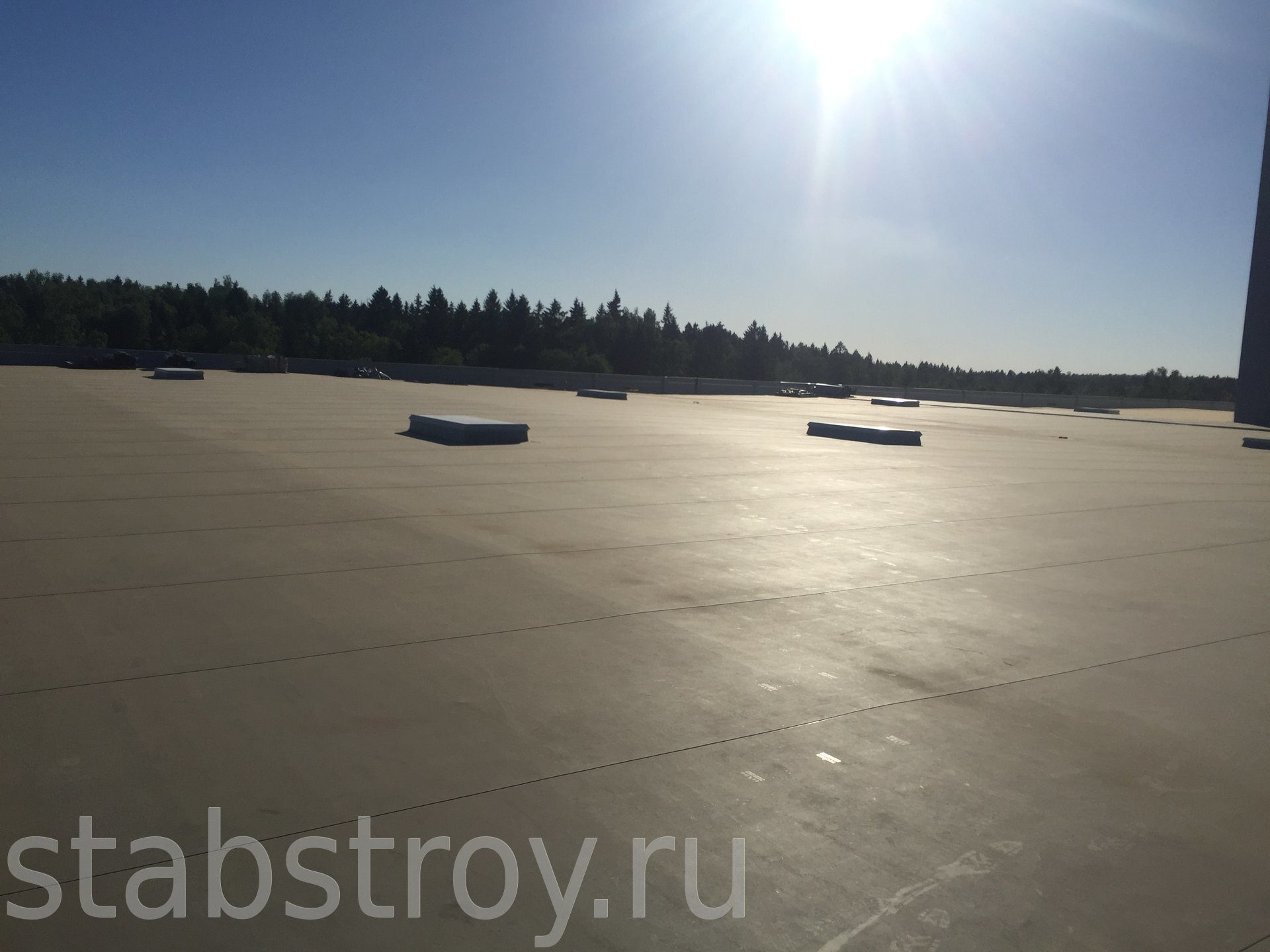 Монтаж мягкой кровли IKEA